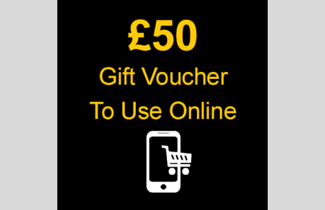 £50 Gift Voucher To Use Online - Image 1